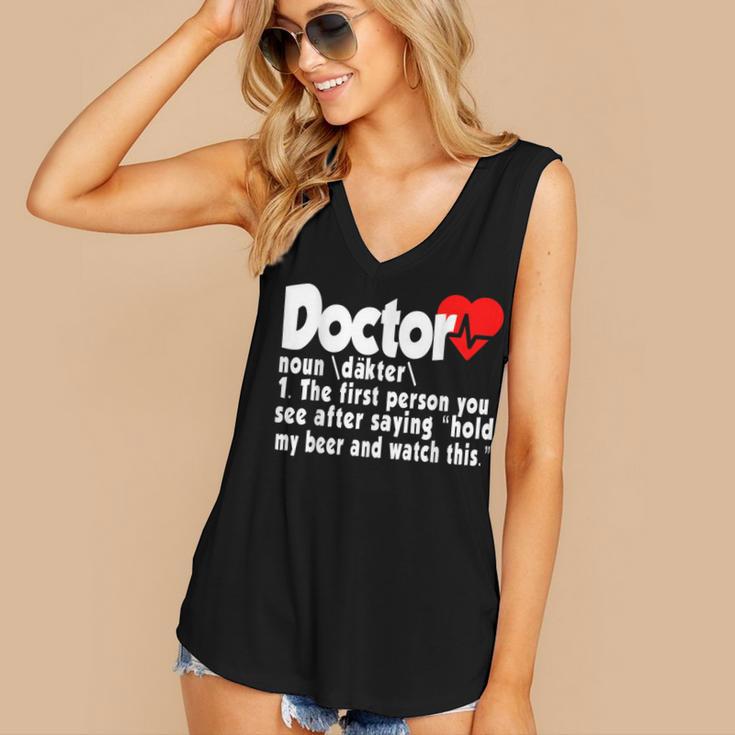 Doctor For Medical Med Student Graduation Women's V-Neck Tank Top