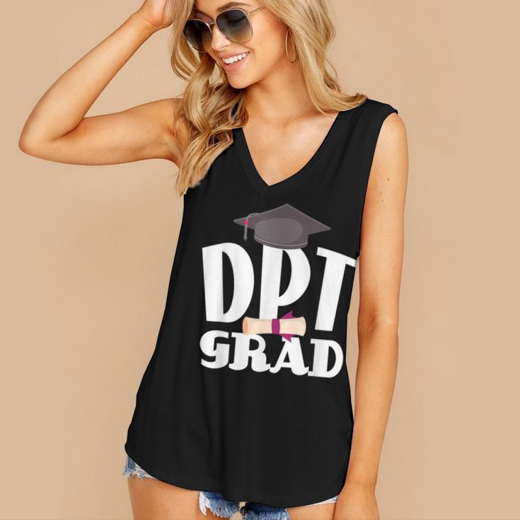Doctor Of Physical Therapy Graduation T-Shirt Therapist DPT Women's V-Neck Tank Top