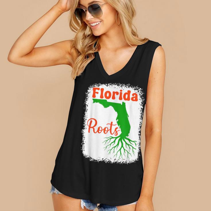 Florida Roots Florida Nostalgia Women's V-Neck Tank Top Florida Roots Florida Nostalgia Women's V-Neck Tank Top