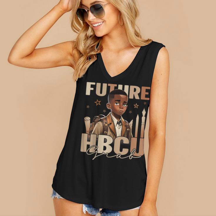 Future HBCU Grad History Boy Kids Graduation HBCU Women's V-Neck Tank Top