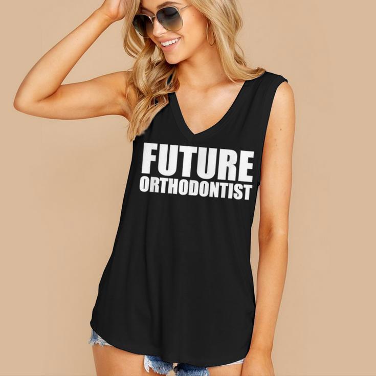 Future Orthodontist Student Graduation Graduate Women's V-Neck Tank Top