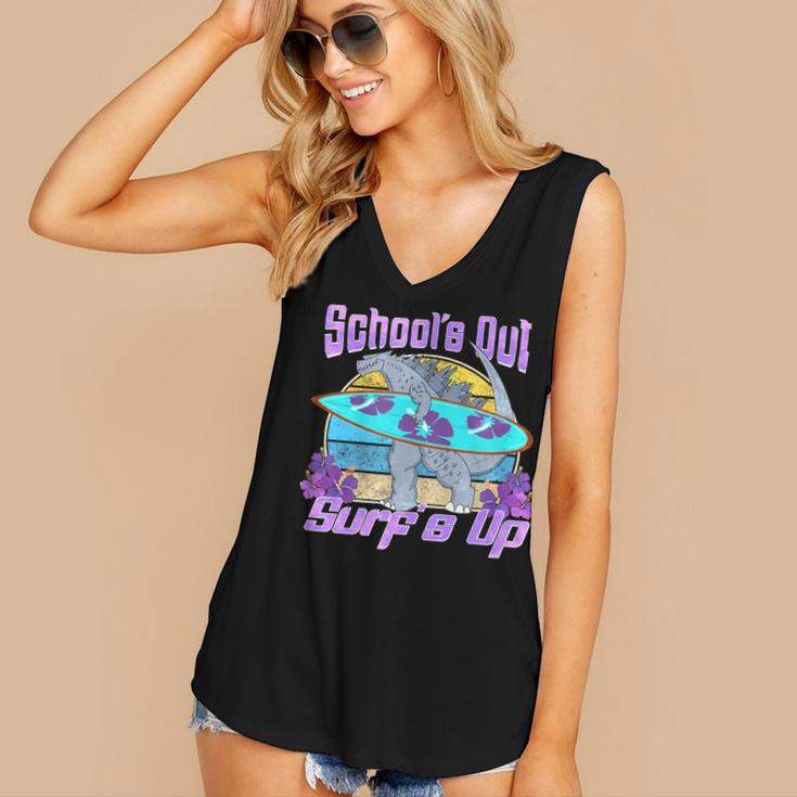 Goodbye School Hello Summer Last Day Of School Graduation Women's V-Neck Tank Top