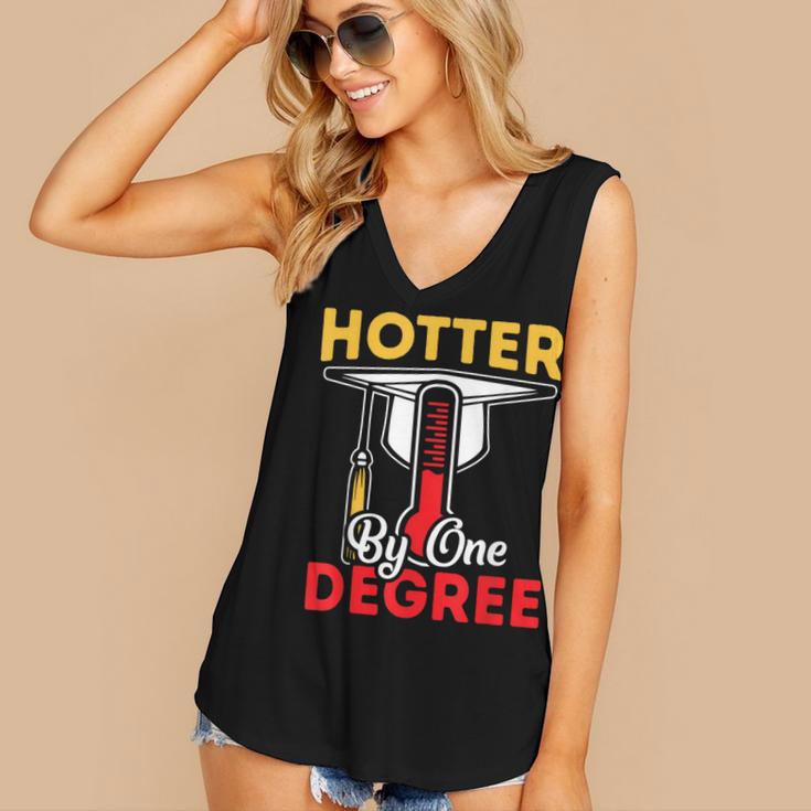 Graduation 2024 Hotter By One Degree Shirt Class Of 24 Women's V-Neck Tank Top