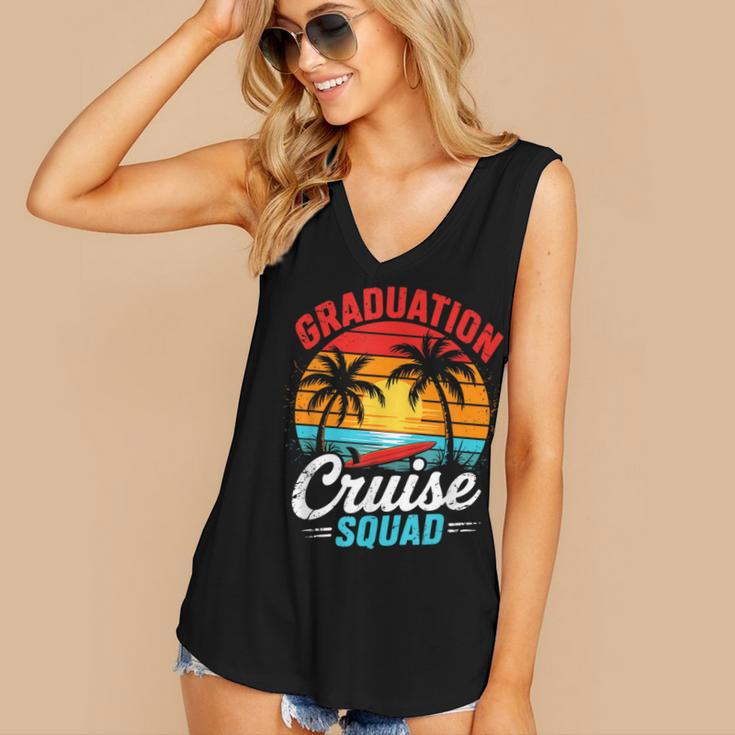 Graduation Cruise Squad 2025 Cruising Graduation Trip Women's V-Neck Tank Top