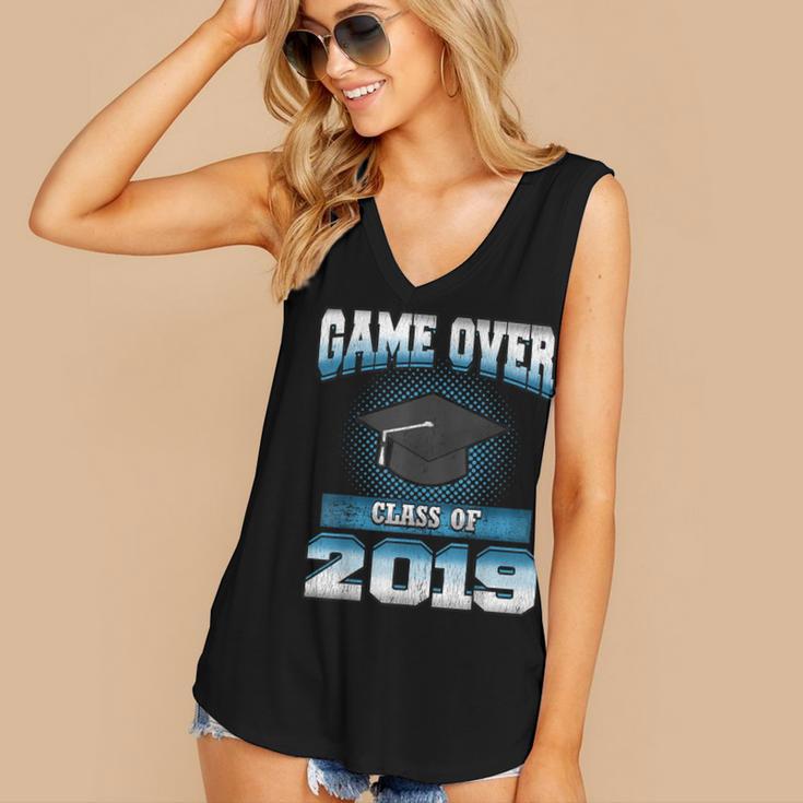 Graduation Shirt Class Of 2019 High School College Women's V-Neck Tank Top