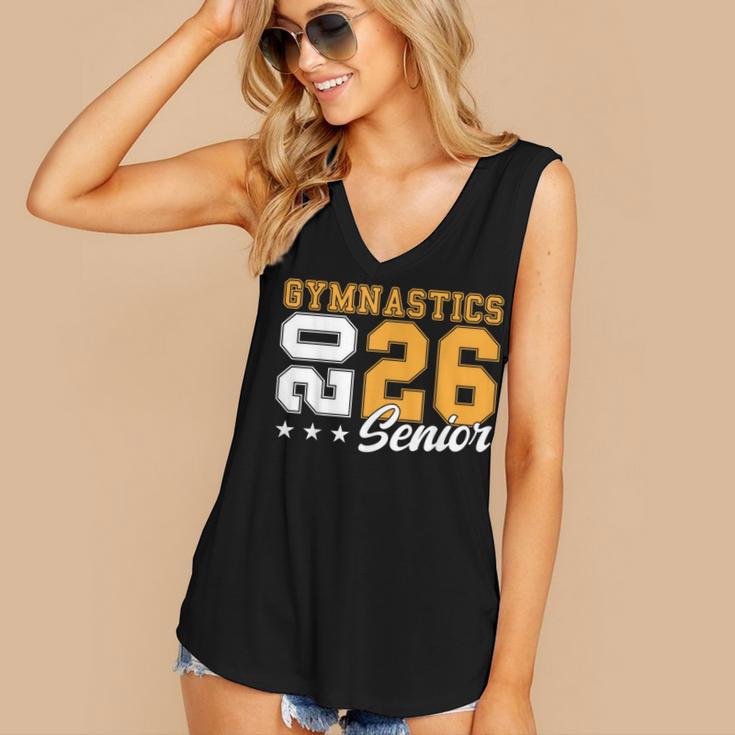 Gymnastics Senior Night Gymnastics Senior 2026 Graduation 17 Women's V-Neck Tank Top