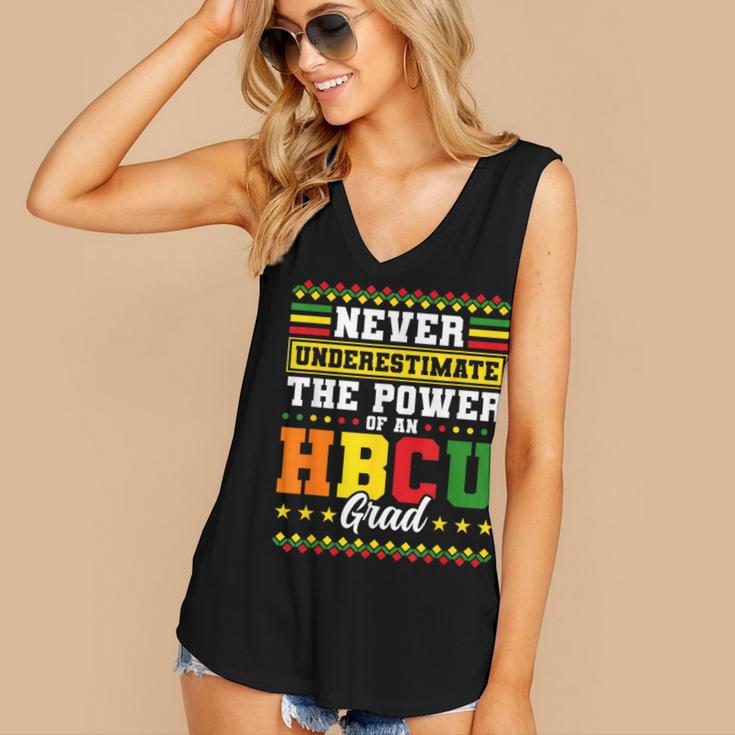 HBCU Grad Historically College Graduation Women's V-Neck Tank Top