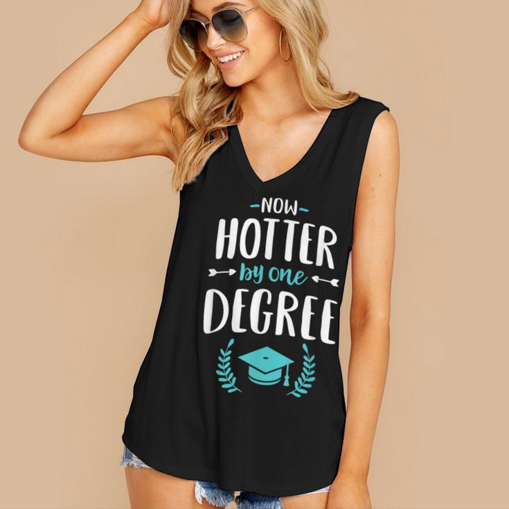 Now Hotter By One Degree Shirt Class Of 2024 Graduation Women's V-Neck Tank Top