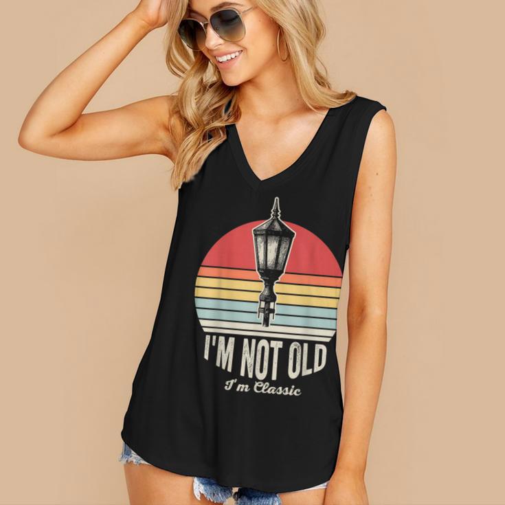 I'm Not Old I'm Classic Retro Nostalgia Women's V-Neck Tank Top I'm Not Old I'm Classic Retro Nostalgia Women's V-Neck Tank Top