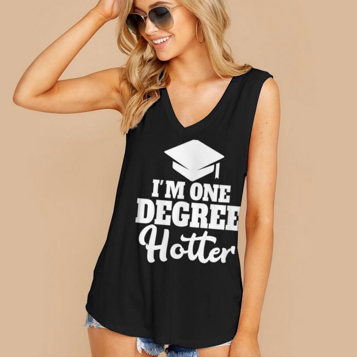 I'm One Degree Hotter Graduation Gag Seniors T-Shirt Women's V-Neck Tank Top
