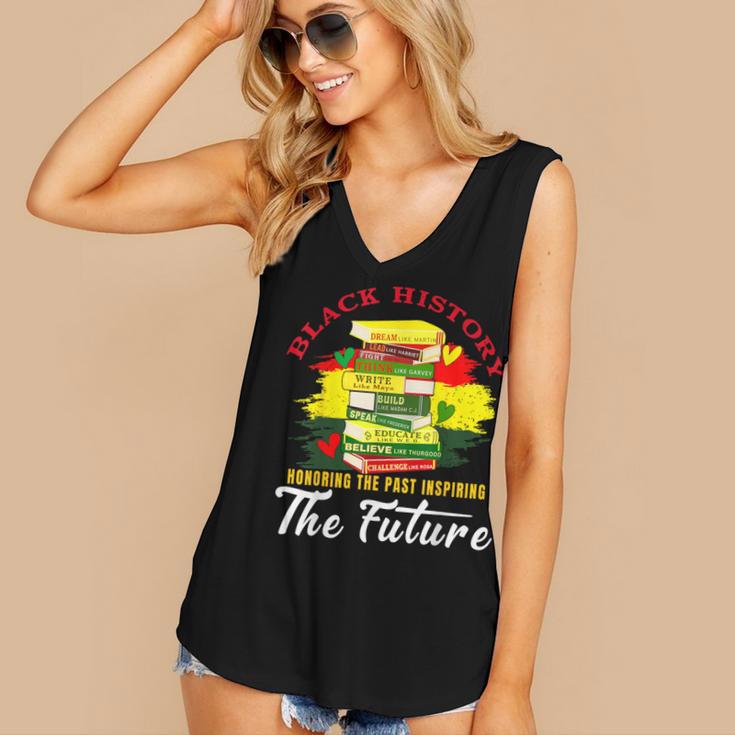 Inspired Book History Leaders Celebrate History Month Women's V-Neck Tank Top Inspired Book History Leaders Celebrate History Month Women's V-Neck Tank Top