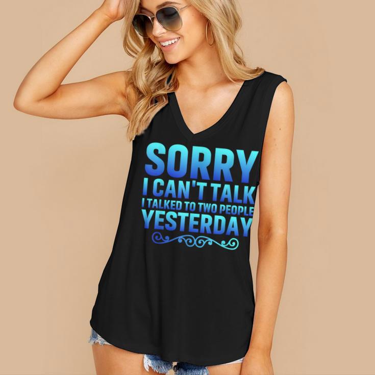 Introvert Antisocial Sarcasm Introverts Anti Social Women's V-Neck Tank Top Introvert Antisocial Sarcasm Introverts Anti Social Women's V-Neck Tank Top