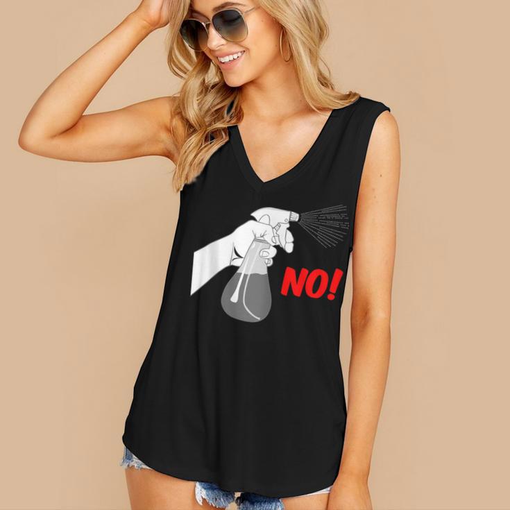 Introvert People Spray Women's V-Neck Tank Top Introvert People Spray Women's V-Neck Tank Top