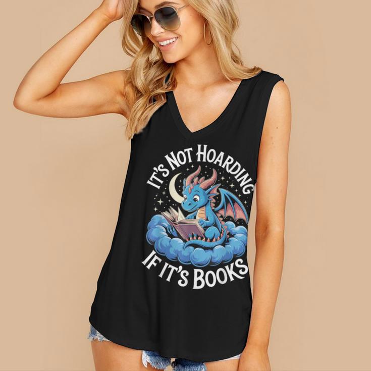 It's Not Hoarding If It's Books Women's V-Neck Tank Top