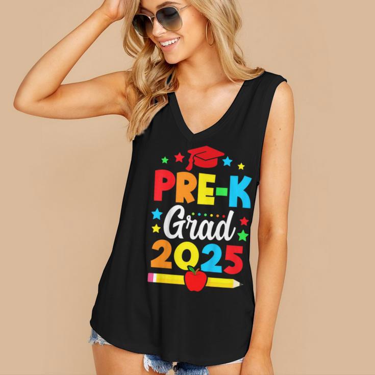 Kids Pre-K Grad 2025 Preschool Graduation 2025 Women's V-Neck Tank Top