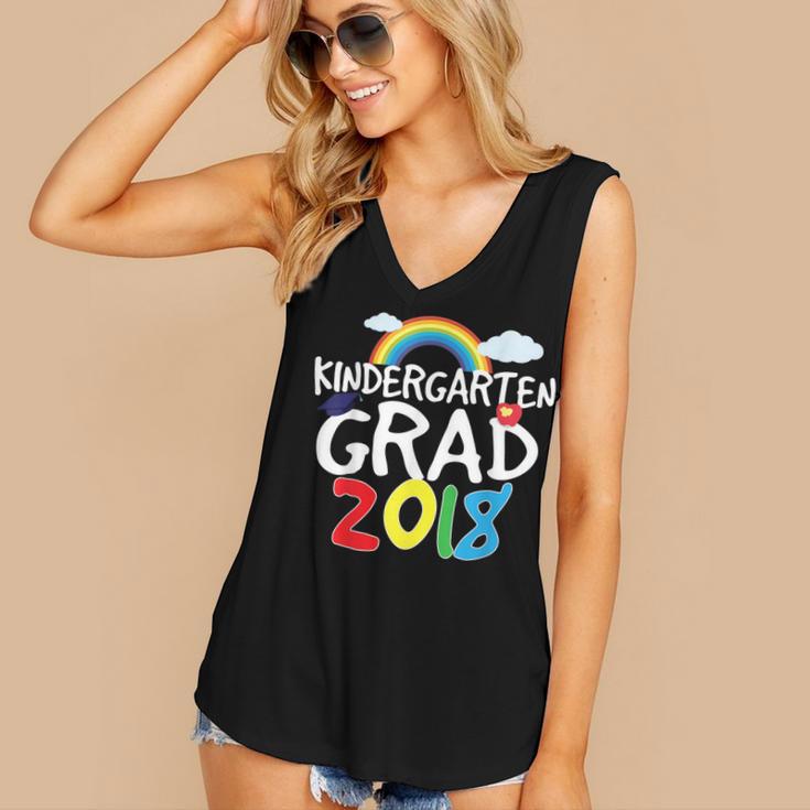 Kindergarten Graduation 2018 Last Day Of School Women's V-Neck Tank Top