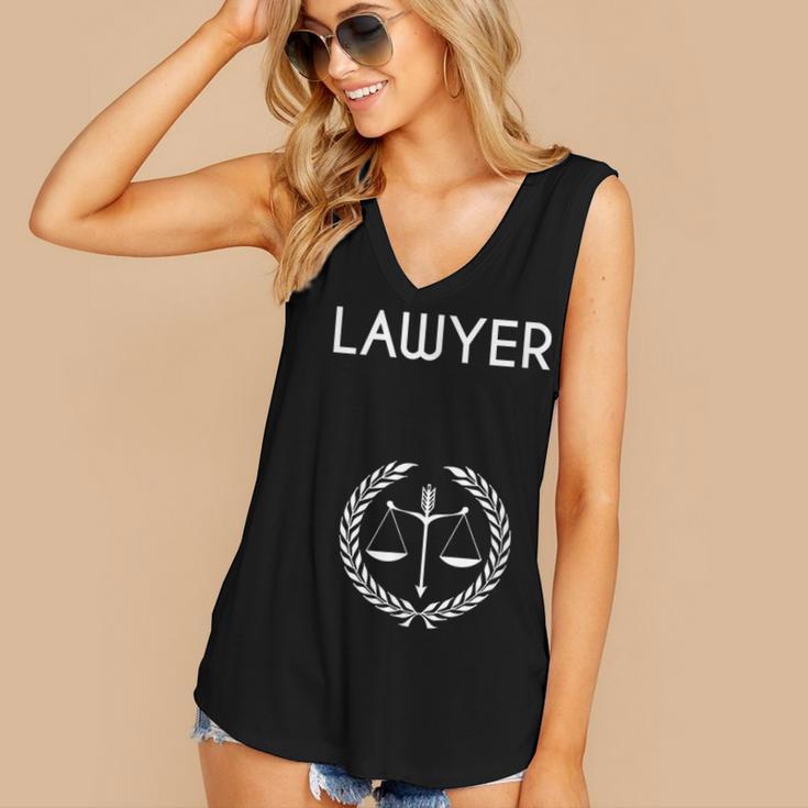 Lawyer Law Student Tee School Graduation T-Shirt Women's V-Neck Tank Top