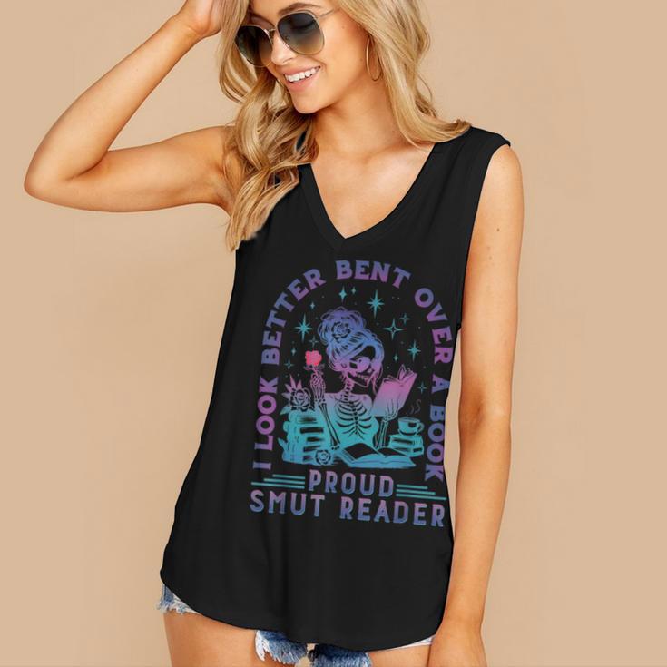 I Look Better Bent Over A Book Smut Reader Bookish Women's V-Neck Tank Top