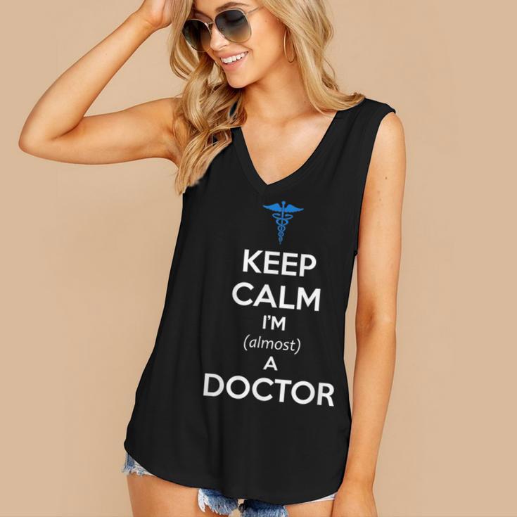 Medical Student Almost Doctor Med School Graduation Women's V-Neck Tank Top