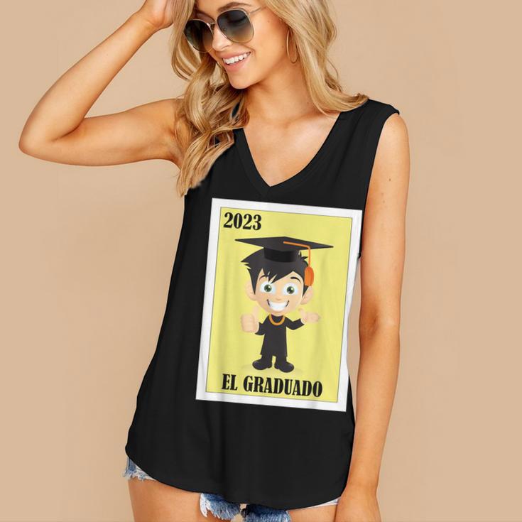 Mexican For Graduation El Graduado 2023 Women's V-Neck Tank Top