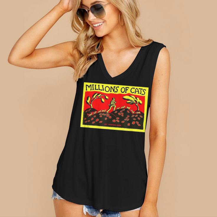Millions Of Cats Book Cover Women's V-Neck Tank Top