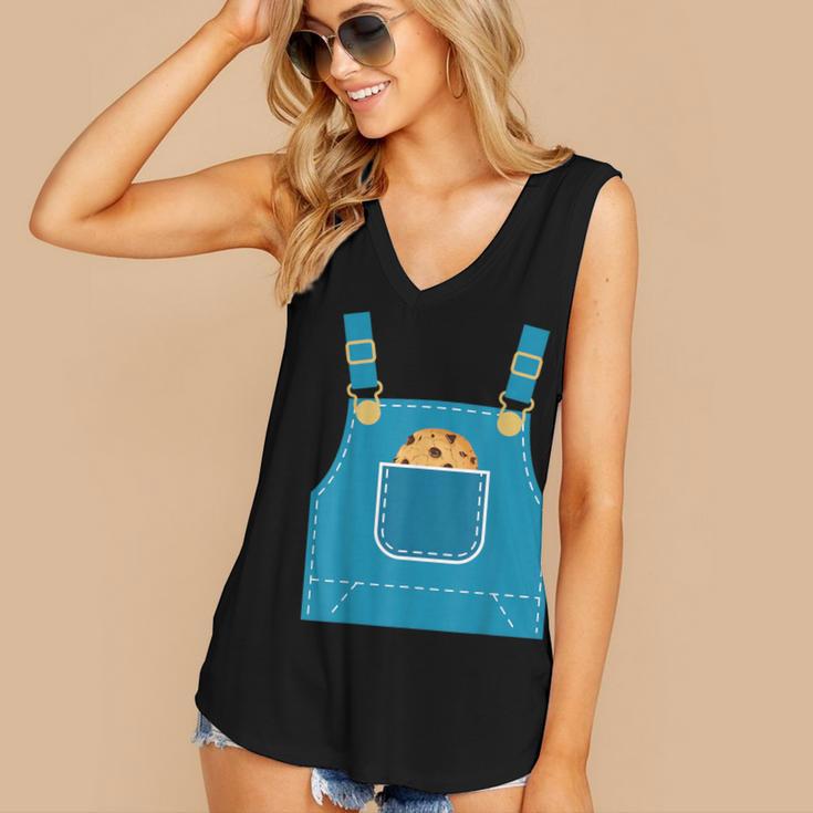 Mouse Halloween Costume Book Cookie Teacher Student Women's V-Neck Tank Top Mouse Halloween Costume Book Cookie Teacher Student Women's V-Neck Tank Top