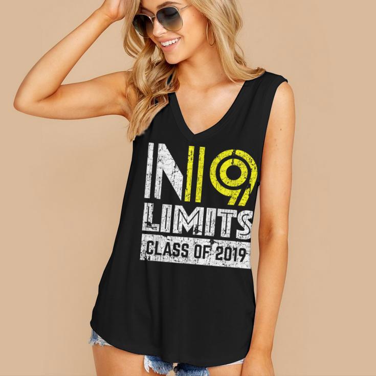 No Limits Cool Class Of 2019 Graduation Women's V-Neck Tank Top