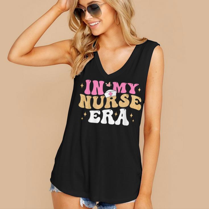In My Nurse Era Nursing School Graduation Women Women's V-Neck Tank Top