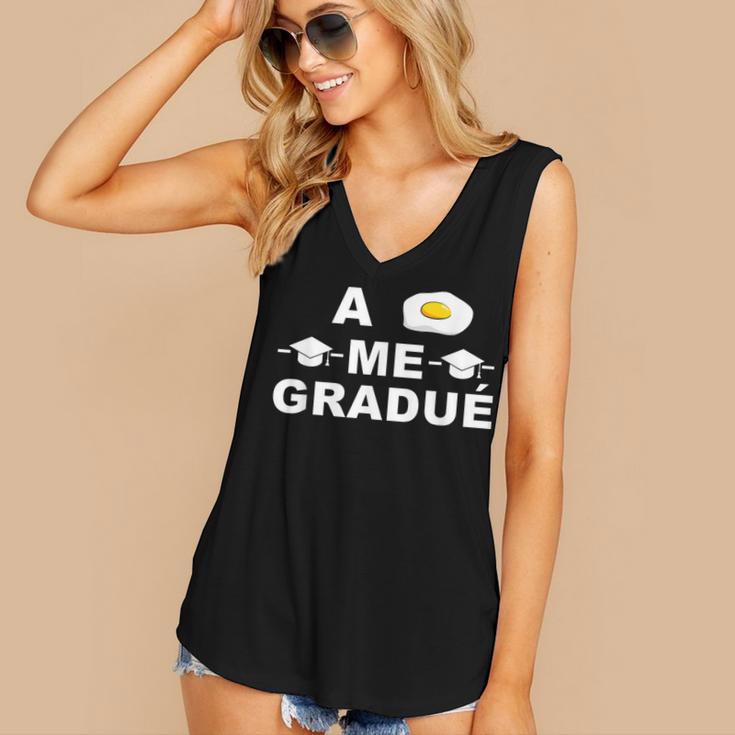 Hispanic Graduation Me Gradue Class Of 2021 T-Shirt Women's V-Neck Tank Top