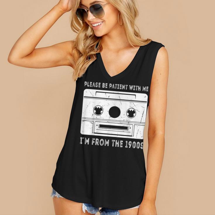 Please Be Patient I'm From The 1900s Cowboy Saying Women's V-Neck Tank Top