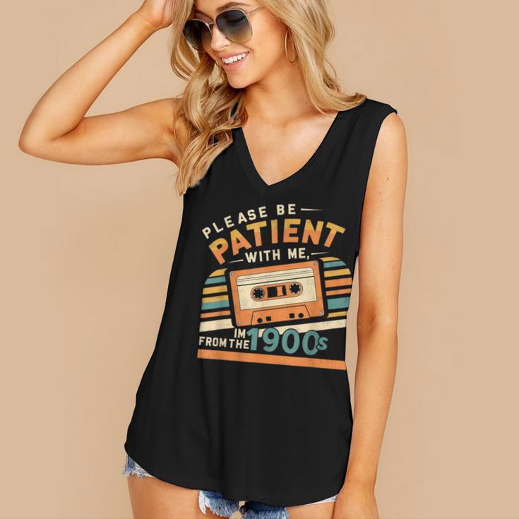 Please Be Patient With Me I'm From The 1900s Meme Tee Women's V-Neck Tank Top Please Be Patient With Me I'm From The 1900s Meme Tee Women's V-Neck Tank Top