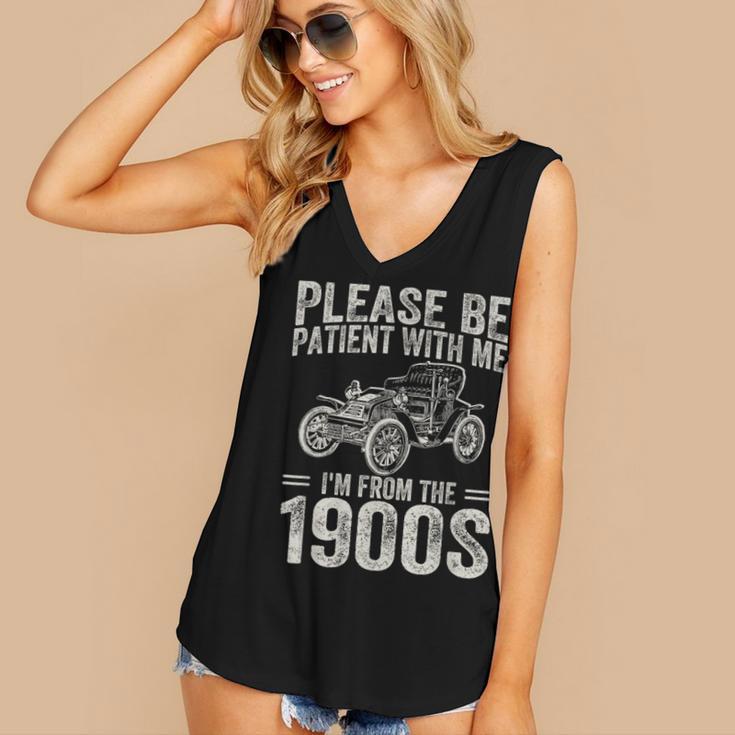 Please Be Patient I'm From The 1900s Vintage Car Women's V-Neck Tank Top
