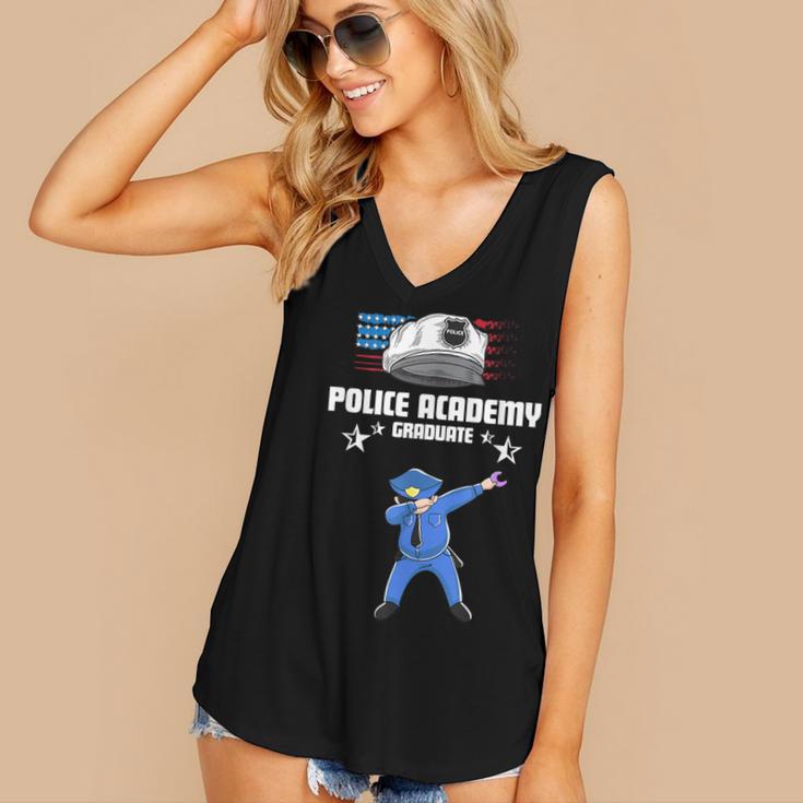 Police Academy Graduate Shirt Police Academy Graduation Gift Women's V-Neck Tank Top
