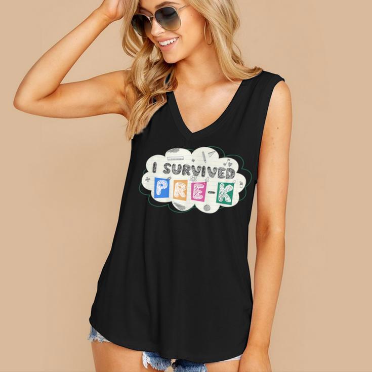 Pre School Graduation Shirts Graduate Grad Pre-K PreK Women's V-Neck Tank Top