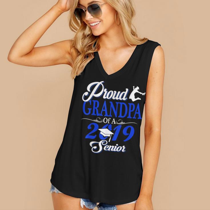 Proud GRANDPA Of A Class 2019 Senior Tshirt Graduation Women's V-Neck Tank Top