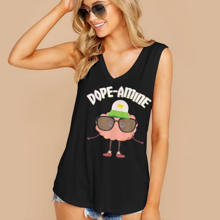 Psychology Major PsyD PhD 2024 Dopamine Graduation Women's V-Neck Tank Top