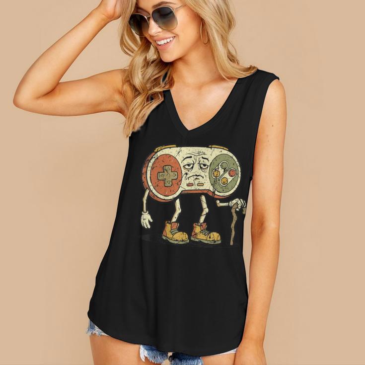 Retro Gamer 80s 90s Gaming Nostalgia Video Game Men Women's V-Neck Tank Top Retro Gamer 80s 90s Gaming Nostalgia Video Game Men Women's V-Neck Tank Top