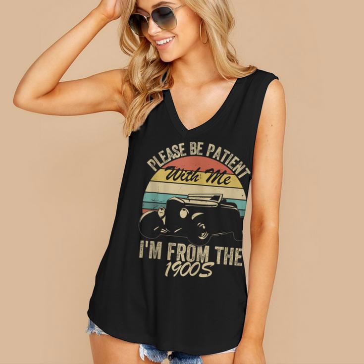 Sarcasm Retro Please Be Patient With Me I'm From The 1900s Women's V-Neck Tank Top