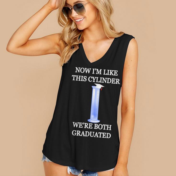 Science Joke Chemistry College High School Graduation Women's V-Neck Tank Top