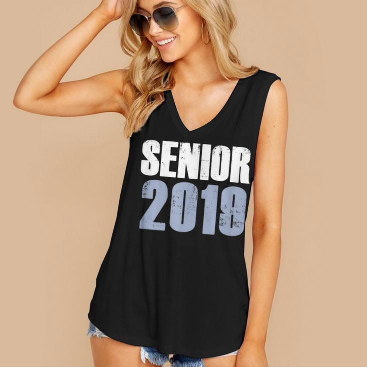 Senior 2019 Shirt Graduation Class Back To School Tee Women's V-Neck Tank Top
