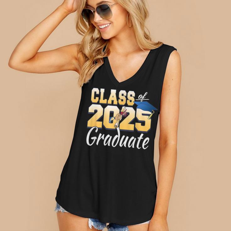 Senior 2025 Class Of 2025 Senior Graduate 2025 Graduation Women's V-Neck Tank Top