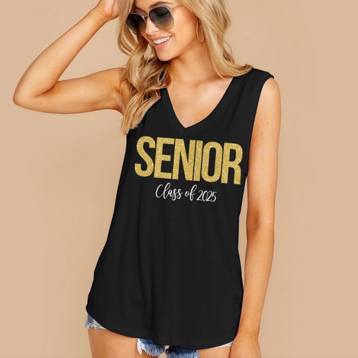 Senior 2025 Graduation Class Of 2025 Senior Men Women Women's V-Neck Tank Top