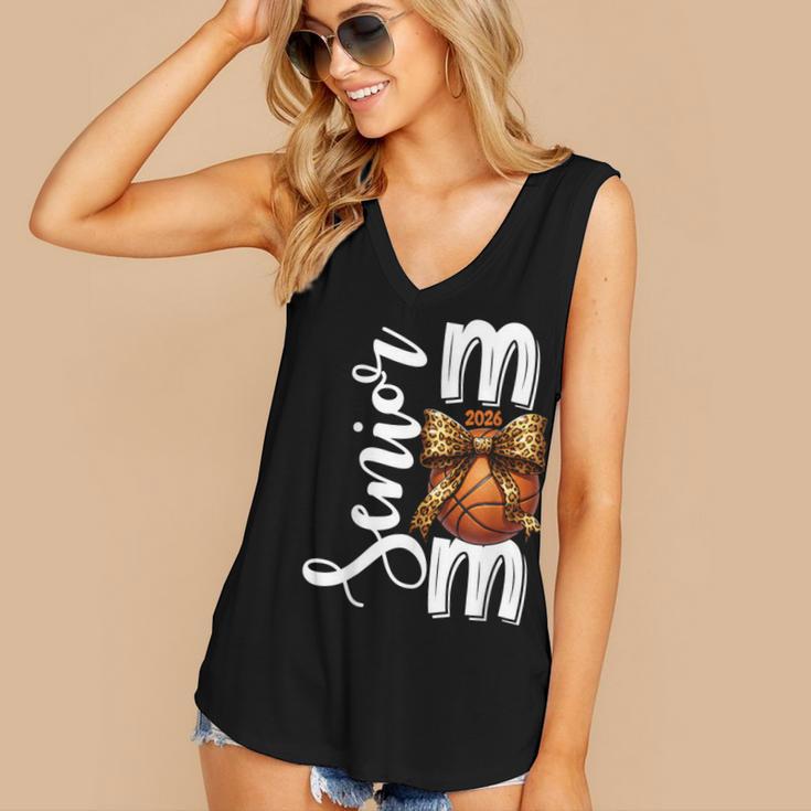 Senior Basketball Mom Class Of 2026 Player Graduation Grad Women's V-Neck Tank Top
