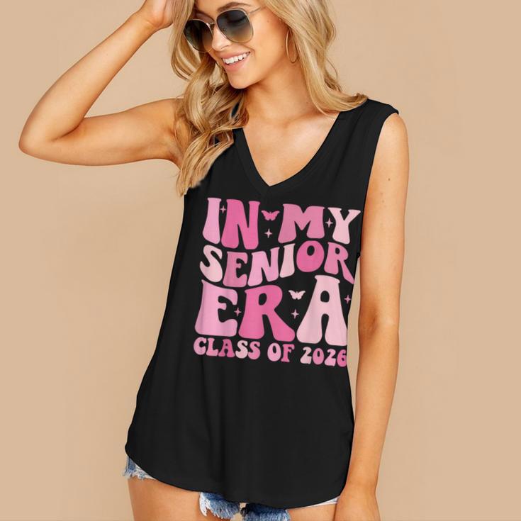 In My Senior Era Class Of 2026 Retro Senior 2026 Graduation Women's V-Neck Tank Top