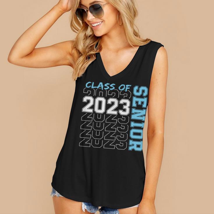 Senior Graduation Class Of 2023 Cute Senior 2023 Women's V-Neck Tank Top