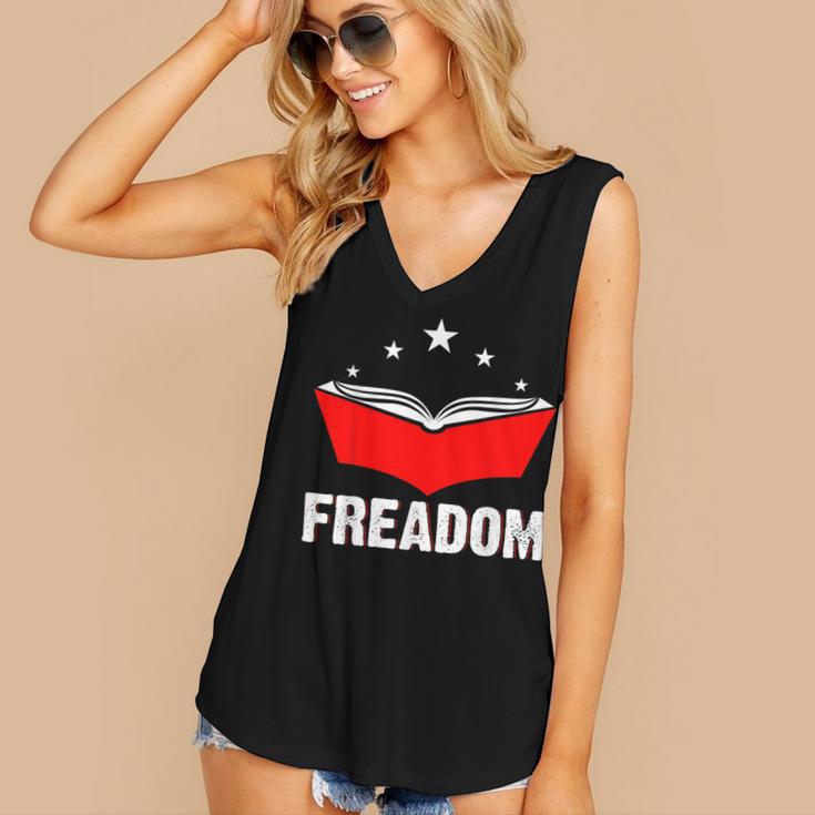 I Survived Reading Banned Books And All I Got Was Smarter Women's V-Neck Tank Top
