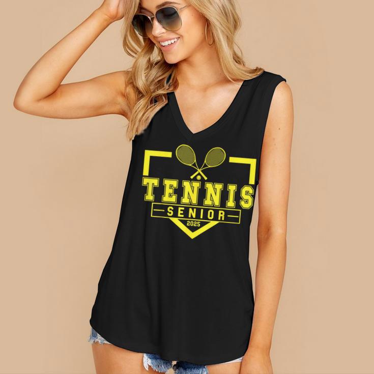 Tennis Senior Night Tennis Senior 2025 Graduation 20 Women's V-Neck Tank Top
