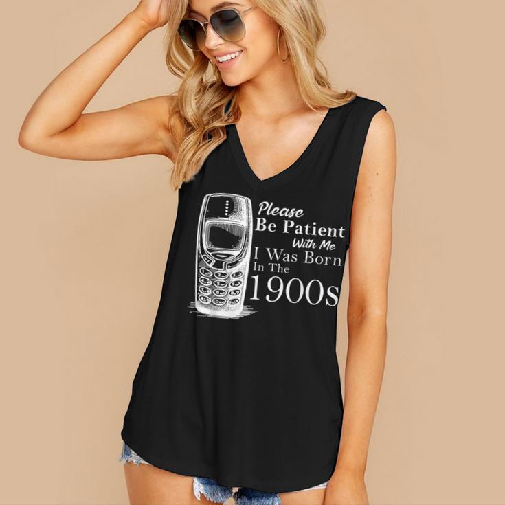 Vintage Birthday Seniors I'm From The 1900s Women's V-Neck Tank Top