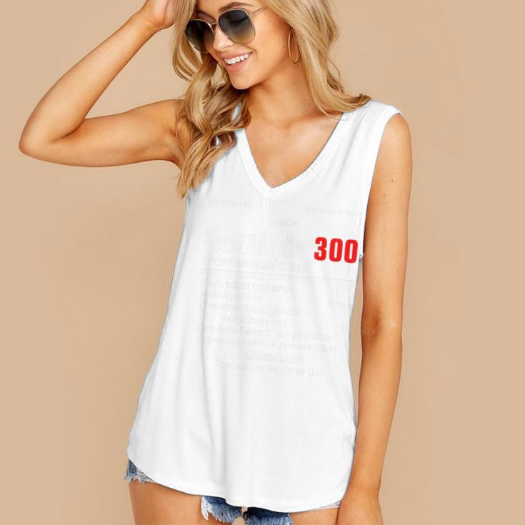 1970's Lemon Labs Quaalude 300 Label Reproduction Nostalgia Premium Tri-Blend Women's V-Neck Tank Top