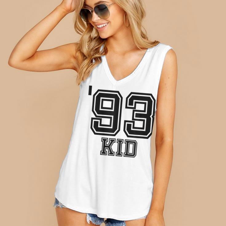 '93 Kid Perfect Vintage Retro Nostalgia Gear For Year 1993 Women's V-Neck Tank Top '93 Kid Perfect Vintage Retro Nostalgia Gear For Year 1993 Women's V-Neck Tank Top